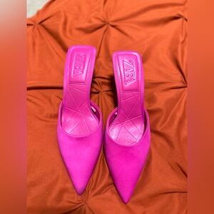 Zara pink heels